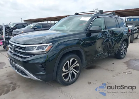 2021 Volkswagen Atlas 3.6L V6 Sel Premium from USA, damaged, VIN 1V2TR2CA8MC521750
